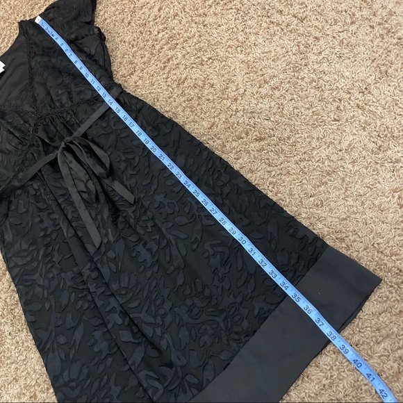 Motherhood Maternity Sheath Dress Medium Black Flo - Picture 4 of 5